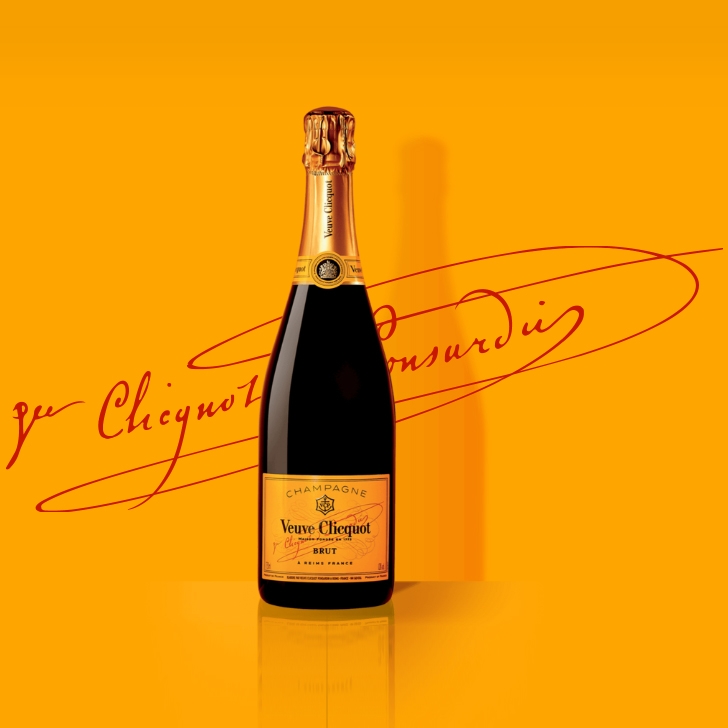 Pakket met 6 flessen à 75CL Veuve Clicquot Brut