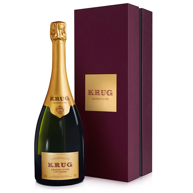 Krug Grande Cuvée Brut edition 171 75CL in Coffret