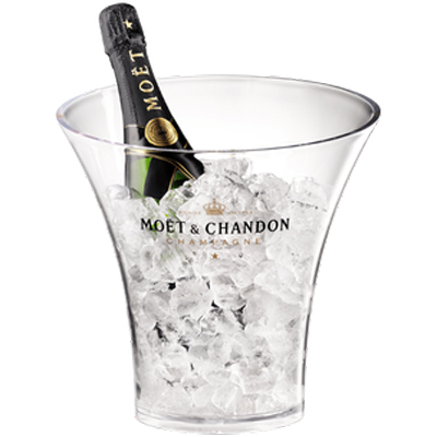 Champagne chiller ice bucket – Moët Chandon koeler voor perfecte serveertemperatuur