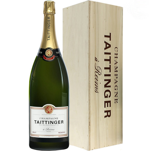 Taittinger Brut Réserve Jeroboam 3 Liter in kist