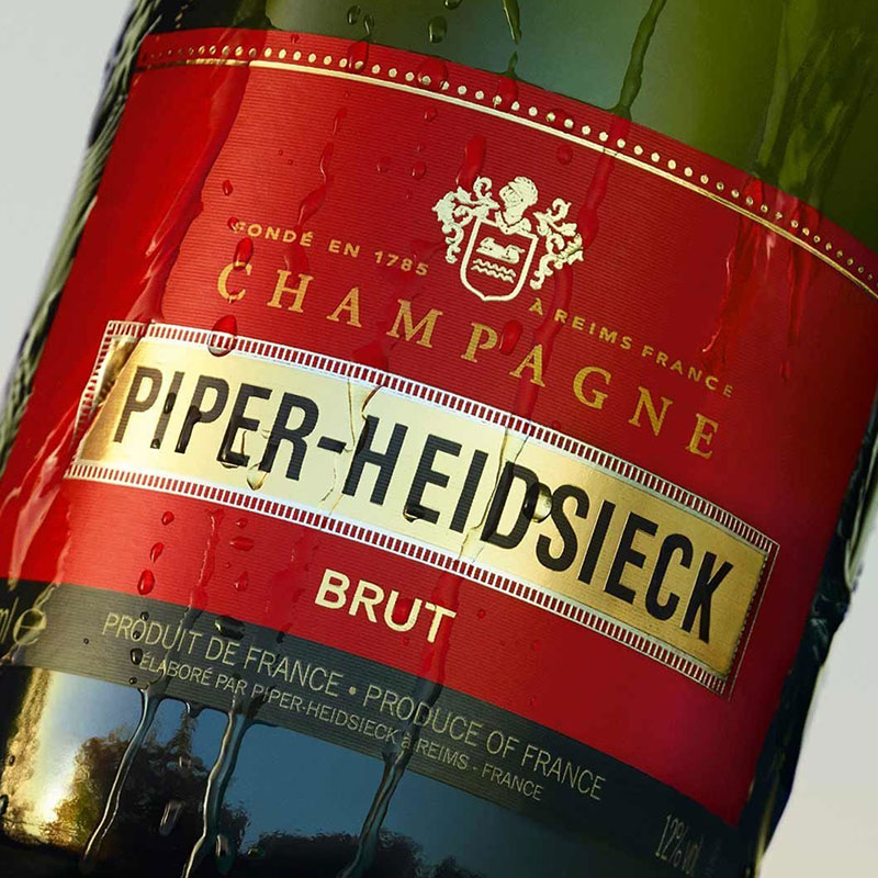 Pakket met 6 flessen à 75CL Piper-Heidsieck brut