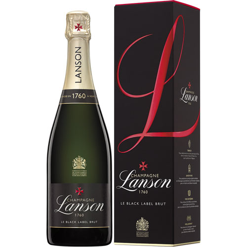 Lanson Le Black Label Brut 75CL in geschenkverpakking