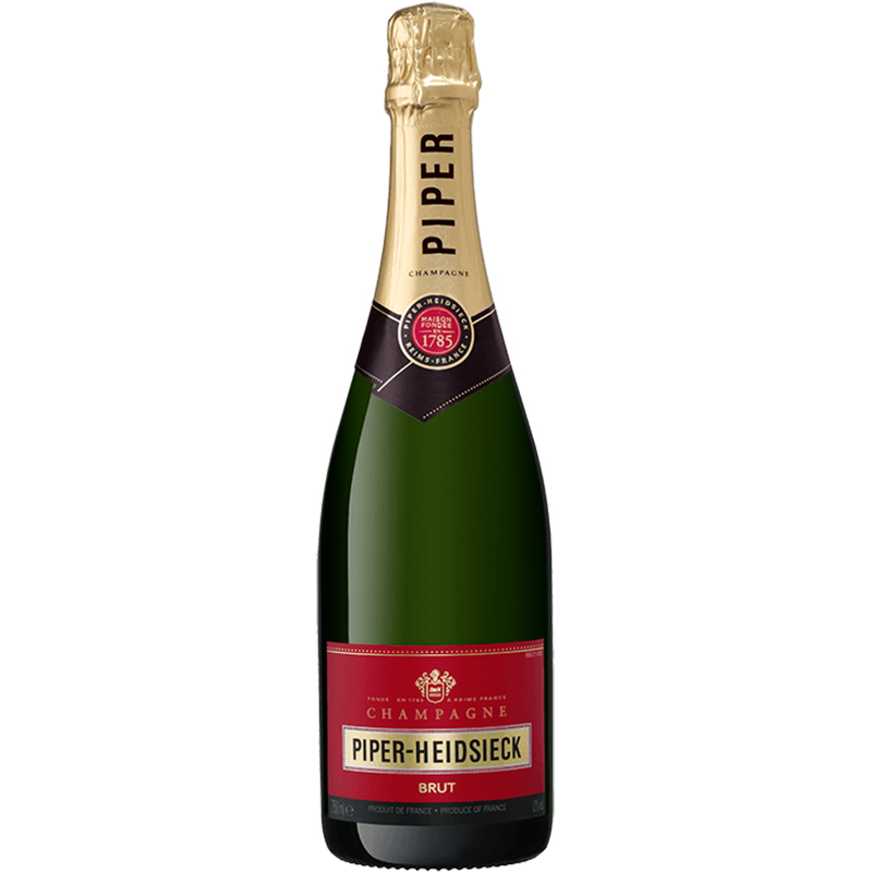 Piper-Heidsieck Cuvée Brut in geschenkdoos met 2 flûtes