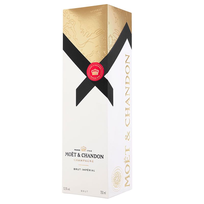 Moët & Chandon Brut Impérial 75CL in nieuwe geschenkverpakking