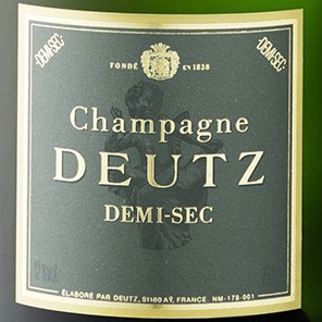 Deutz Demi-Sec Champagne, Buy Online