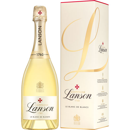 Lanson Le Blanc de Blancs 75CL in geschenkverpakking