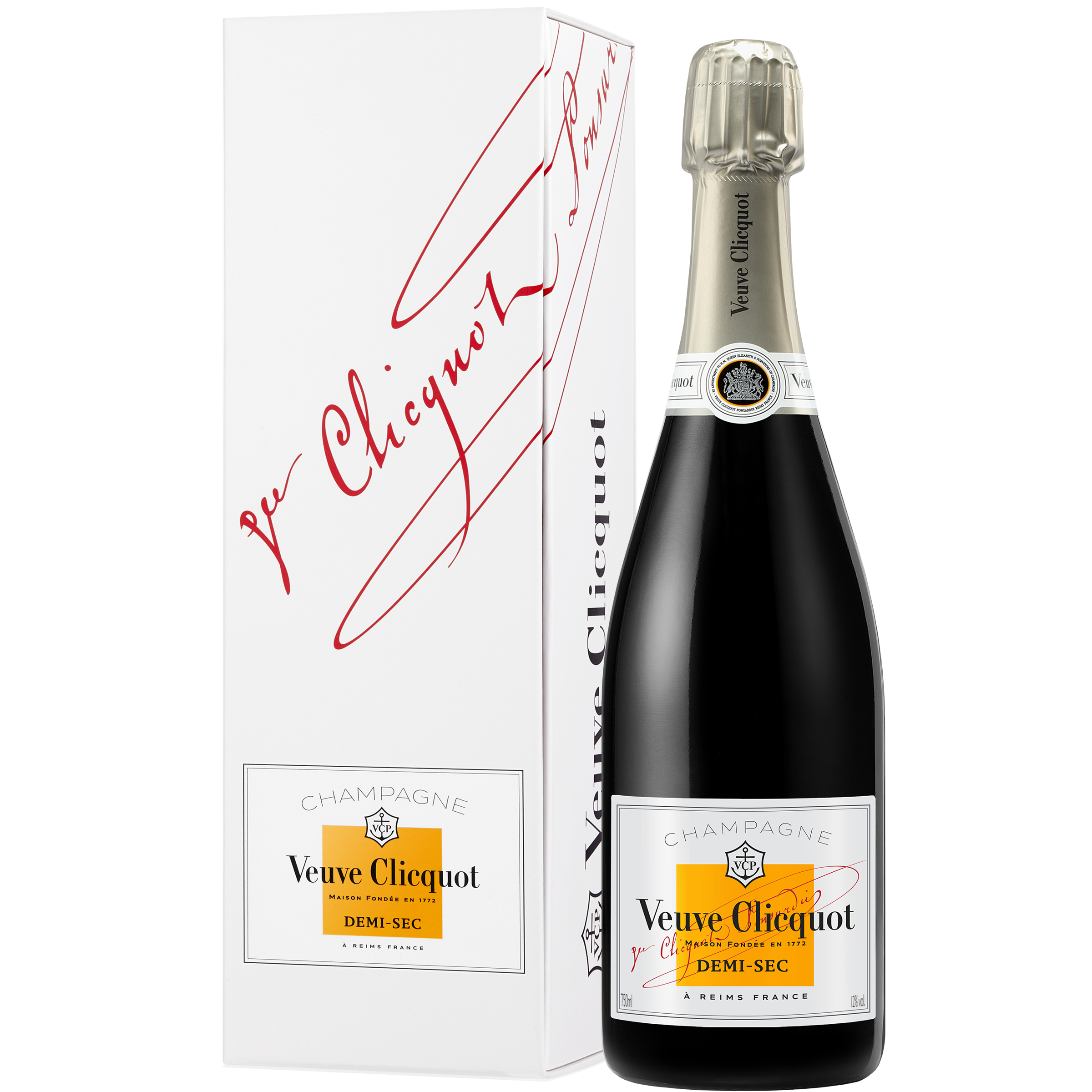 Veuve Clicquot Demi-Sec 75CL in geschenkverpakking