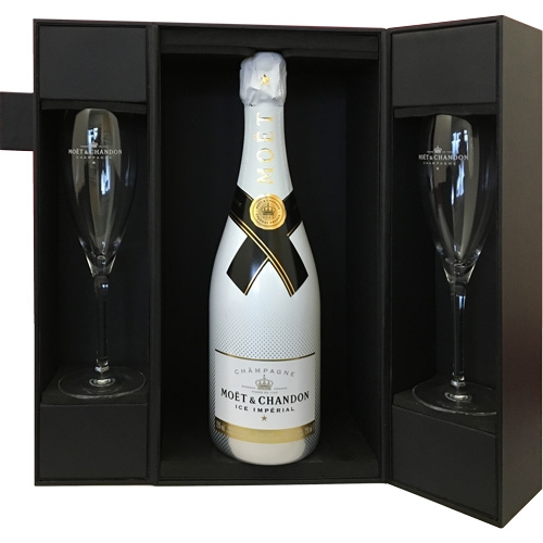 Moët & Chandon Ice Impérial 75CL in luxe geschenkdoos met glazen