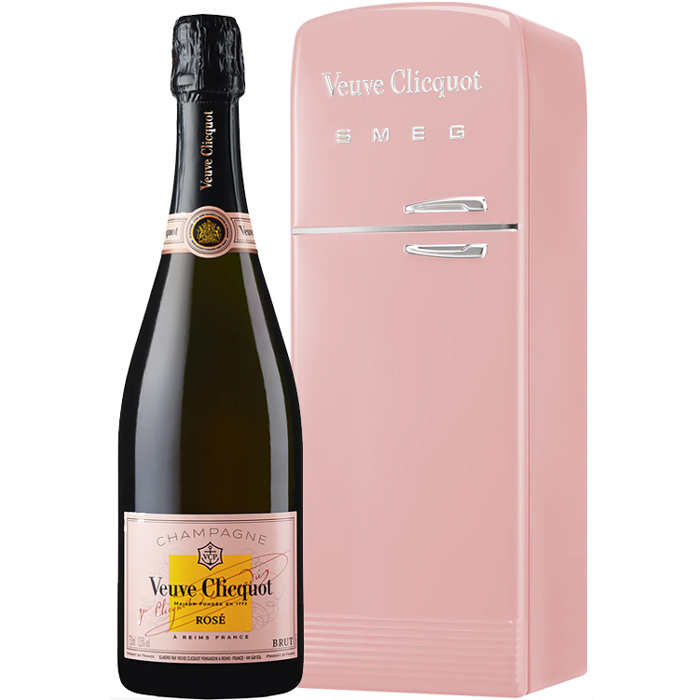 Veuve Clicquot ICONS Fridge X SMEG Rosé 75CL