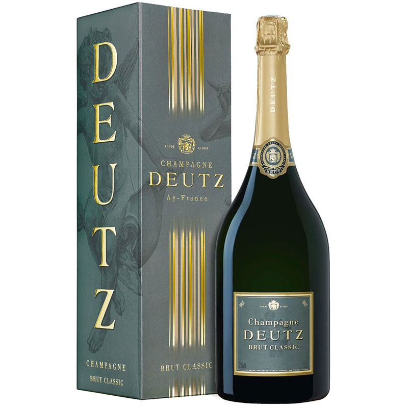 Deutz Brut Classic Magnum 1,5 Liter in  etui