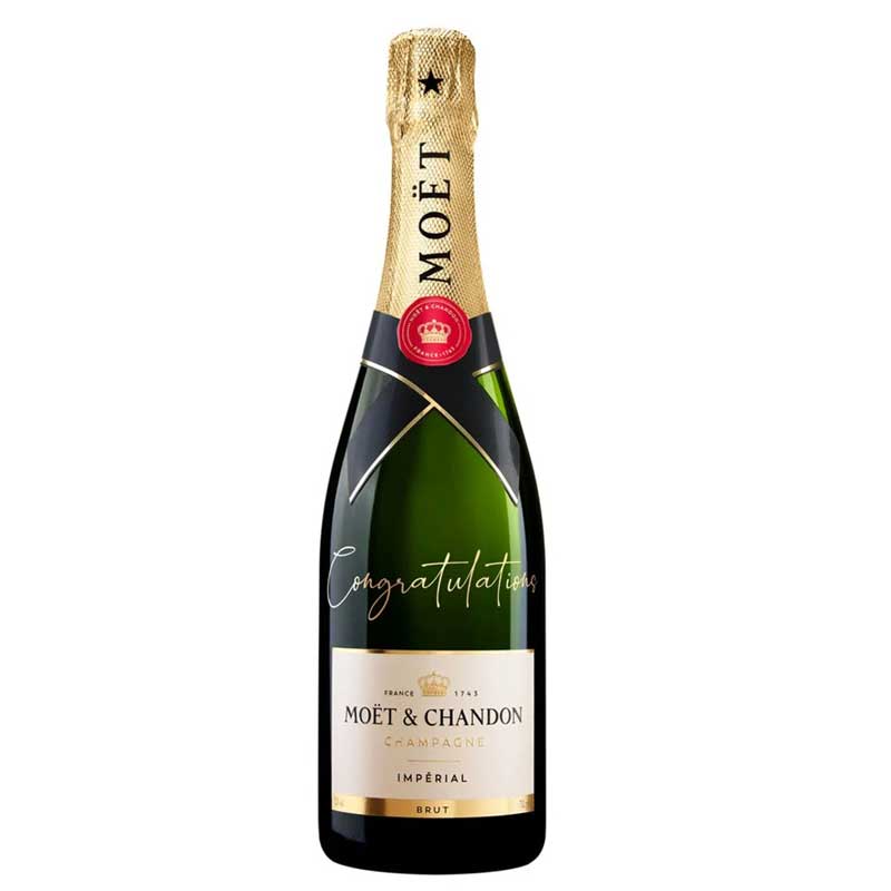 Moët & Chandon Brut Impérial Congratulations champagne 75cl
