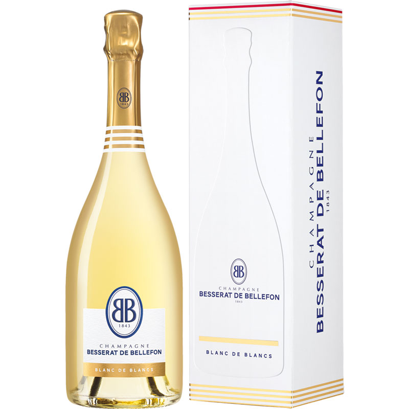 Besserat de Bellefon Cuvee Blanc de Blancs Magnum in geschenkverpakking 1,5 Liter