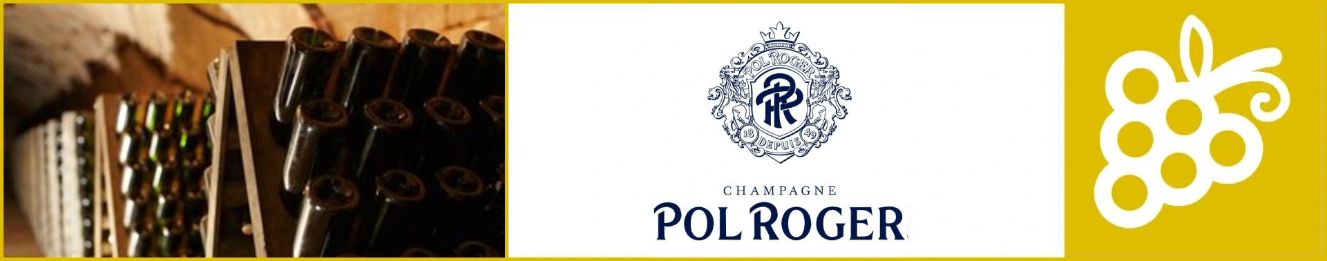 Pol Roger champagne assortiment banner