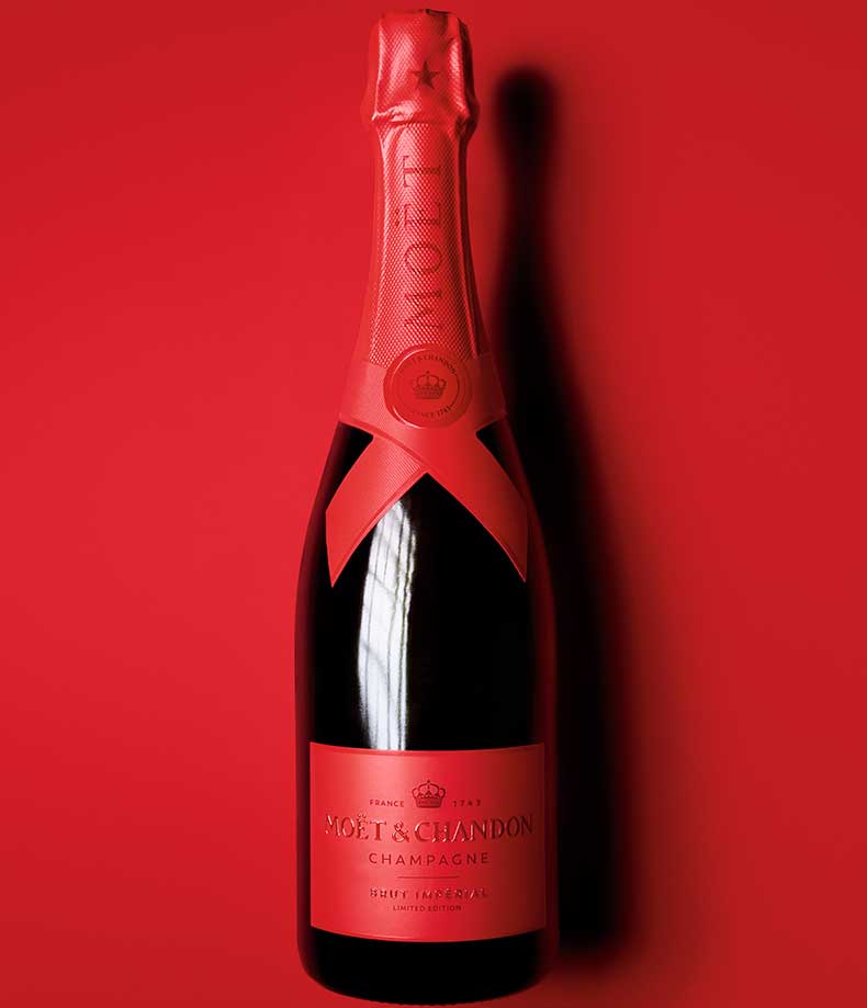 Moet Brut imperial Limited edition Red