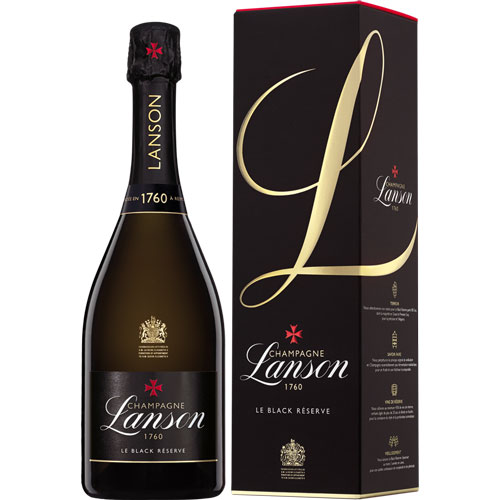 Lanson Le Black Réserve 75CL in geschenkverpakking