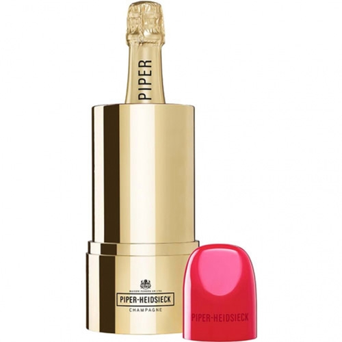 Piper-Heidsieck Brut in Lipstick koeler 75CL