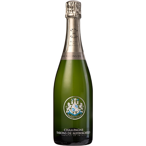 Barons de Rothschild Blanc de Blancs 75CL in luxe geschenkdoos met glazen