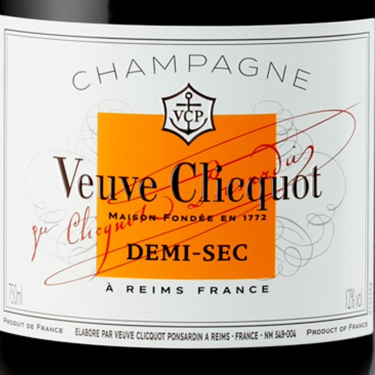 Veuve Clicquot Demi-Sec 75CL in geschenkverpakking