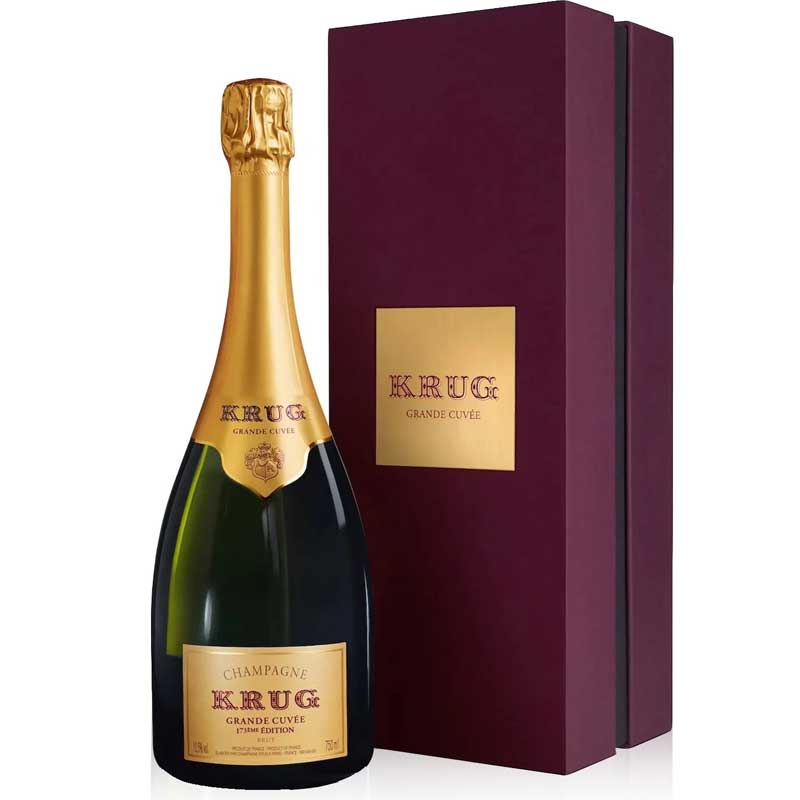 Krug Grande Cuvée Brut edition 173 75CL in Coffret