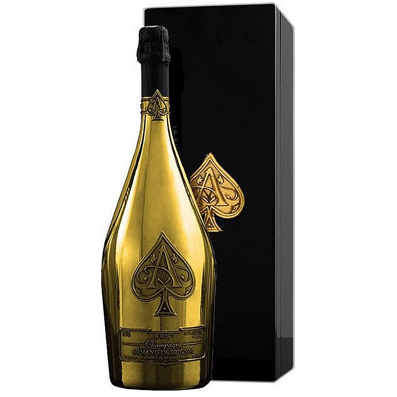 Armand de Brignac Brut Gold Ace of Spades in luxe coffret Magnum