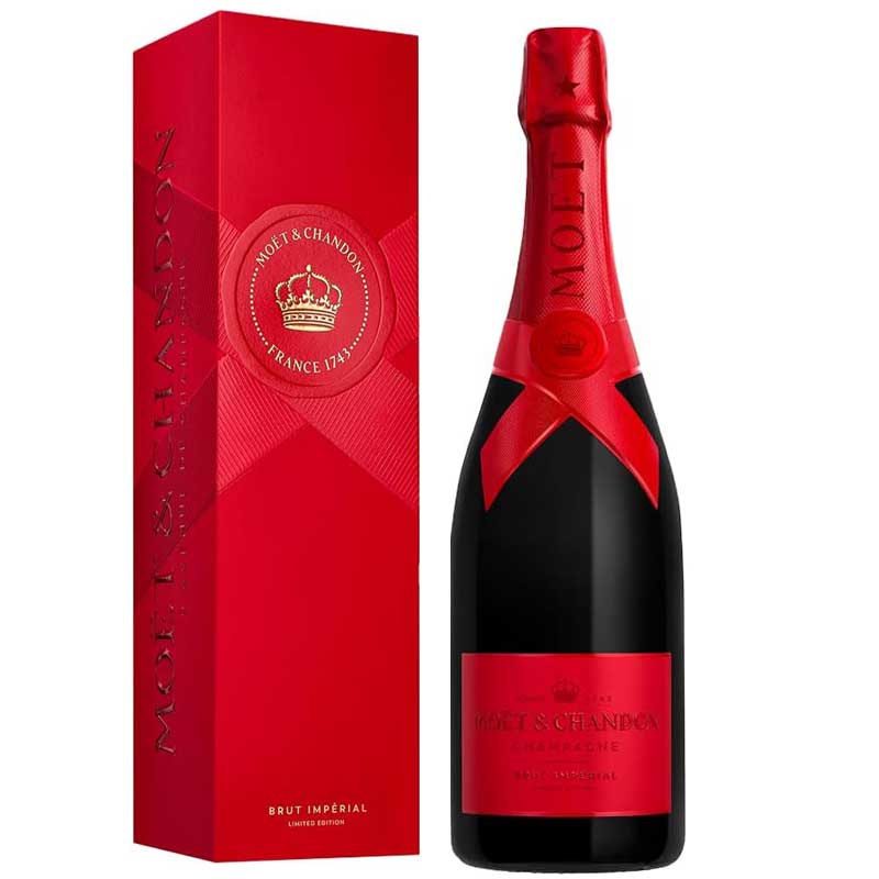 Moet Brut imperial EOY 2025 Red