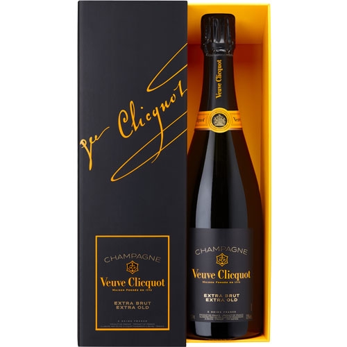 Veuve Clicquot Extra Brut Extra Old 2 cadeauverpakking Veuve Clicquot Extra Brut Extra Old 2 75CL