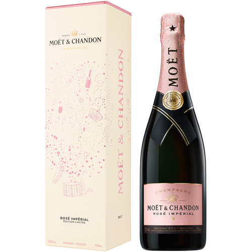 Moët & Chandon Rosé Impérial in End Of Year giftbox 75CL
