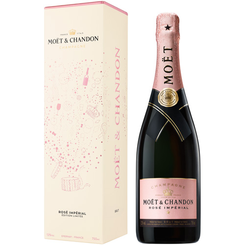 Moët & Chandon Rosé Impérial in Festive giftbox 75CL