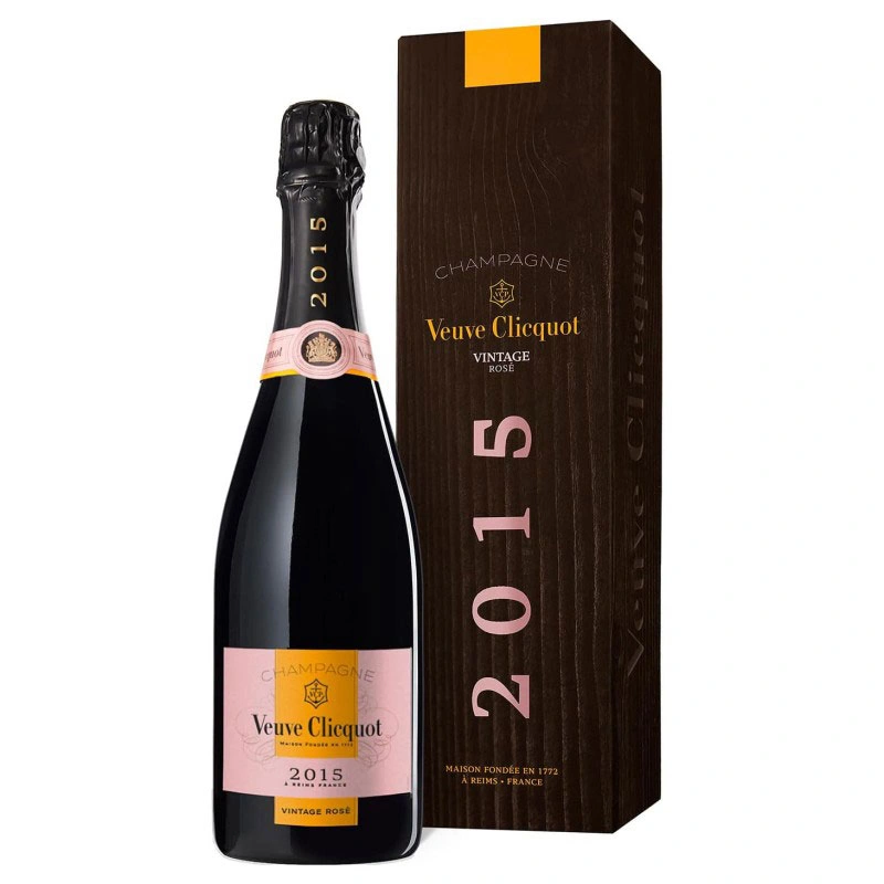 Veuve Clicquot Vintage Rosé 2015 75 cl in geschenkdoos